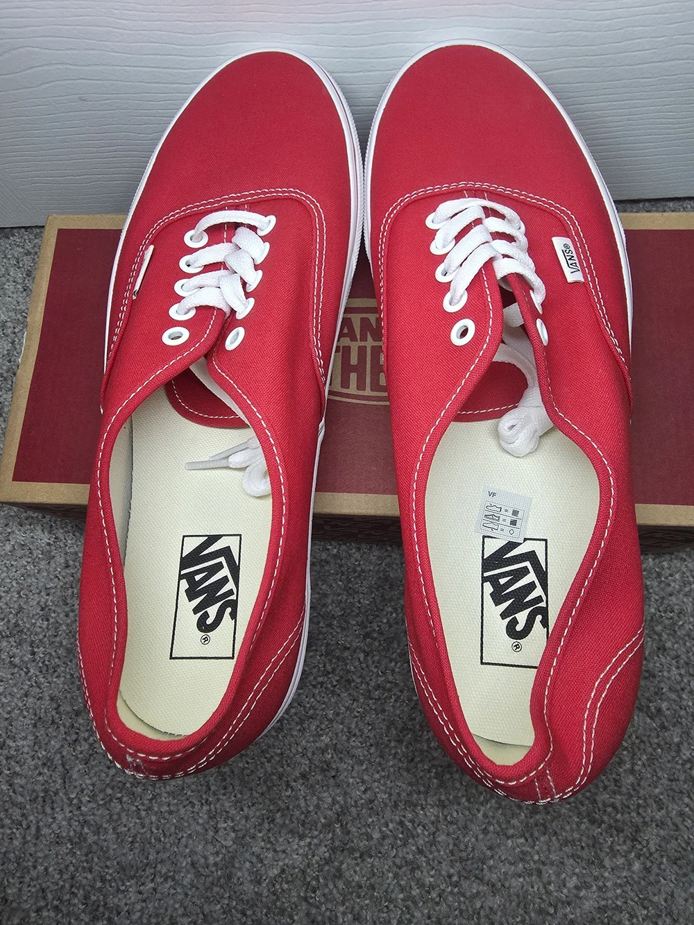 Vans Authentic Red Canvas Women’s Sneakers